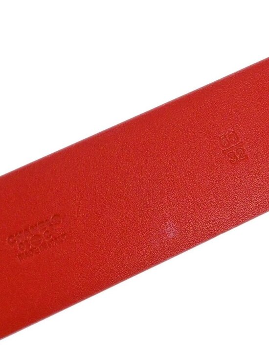 Chanel Belt Red Patent Leather Rhinestone main image 10